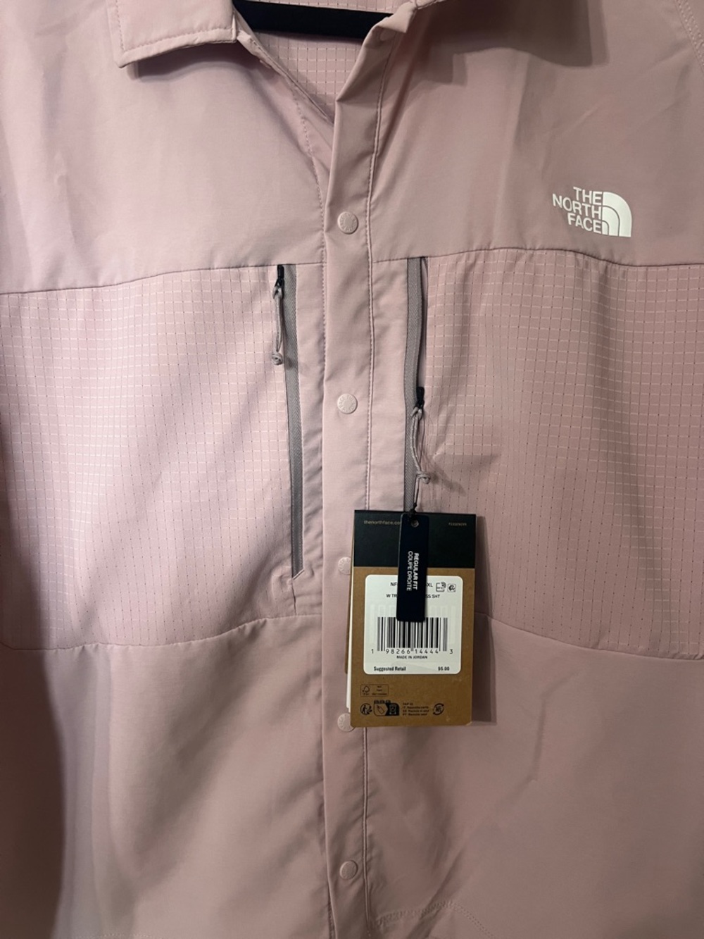 The North Face Women's Light-Range Button-Down Shirt - Dusty Rose - Picture 2 of 6